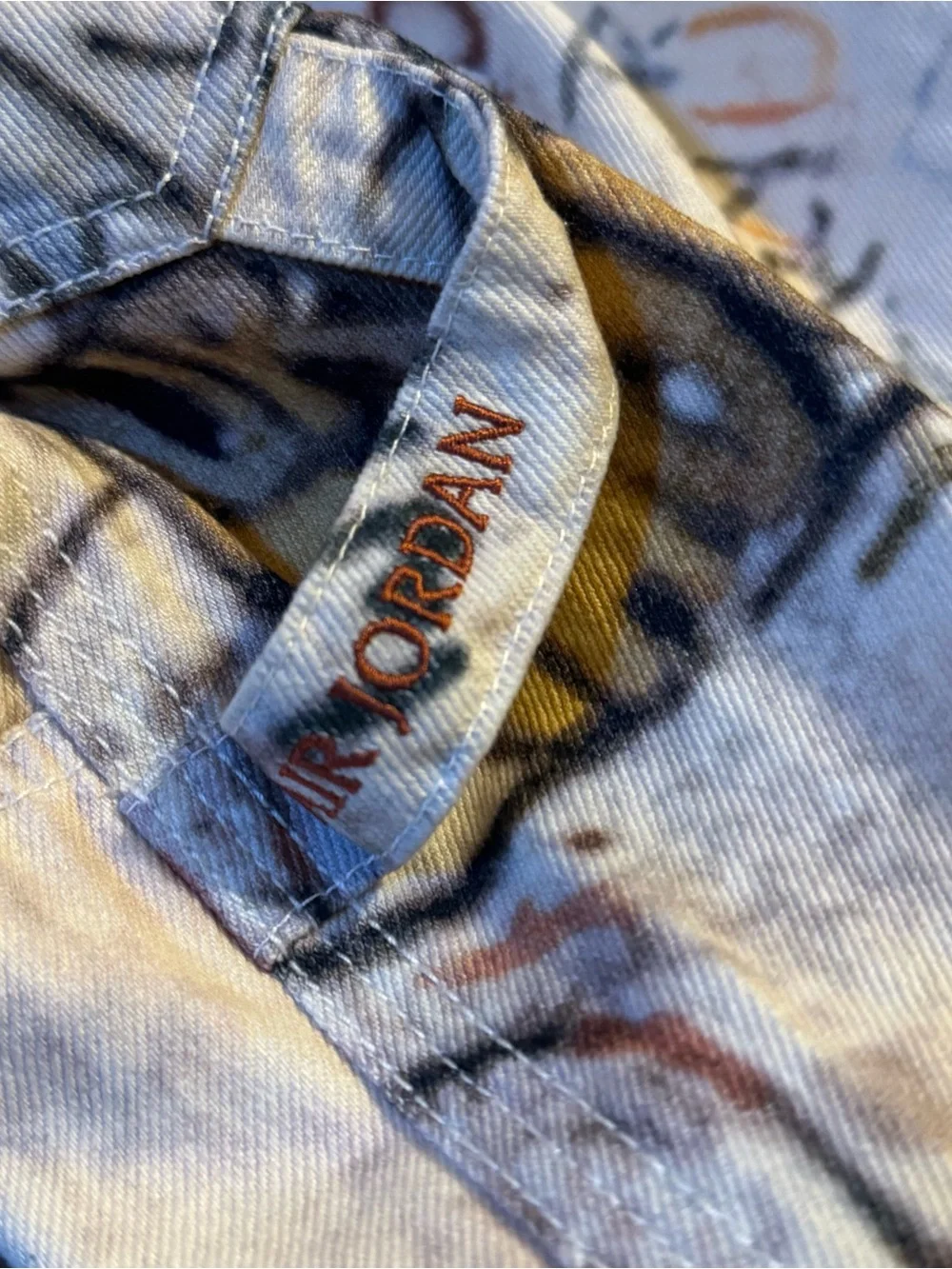 Air Jordan Men's Loose Fit Playground Print Carpenter Pants Size Medium NWT